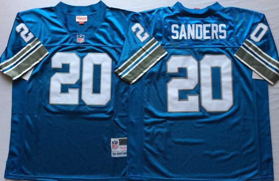 Men's Detroit Lions #20 Barry Sanders Blue Throwback Stitched Football Jersey,We sell and wholesale Men's Detroit Lions #20 Barry Sanders Blue Throwback Stitched Football Jersey on line form chian!