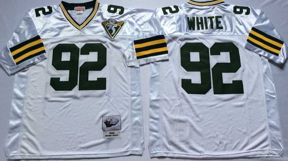 Men's Green Bay Packers #92 Reggie White White Throwback Stitched Football Jersey,We sell and wholesale Men's Green Bay Packers #92 Reggie White White Throwback Stitched Football Jersey on line form chian!
