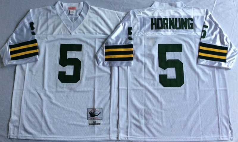 Men's Green Bay Packers #5 Paul Hornung White Throwback Stitched Football Jersey,We sell and wholesale Men's Green Bay Packers #5 Paul Hornung White Throwback Stitched Football Jersey on line form chian!