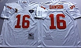 Men's Kansas City Chiefs #16 Lake Dawson White Throwback Stitched Football Jersey,baseball caps,new era cap wholesale,wholesale hats