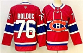 Men's Montreal Canadiens #76 Zack Bolduc Red 2024-25 Stitched Jersey,baseball caps,new era cap wholesale,wholesale hats