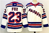 Men's New York Rangers #23 Adam Fox White 2024-25 Away Stitched Hockey Jersey,baseball caps,new era cap wholesale,wholesale hats