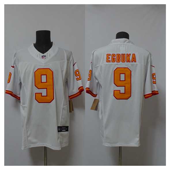 Men's Tampa Bay Buccaneers #9 Emeka Egbuka White 2025 F.U.S.E. Vapor Limited Stitched Jersey,We sell and wholesale Men's Tampa Bay Buccaneers #9 Emeka Egbuka White 2025 F.U.S.E. Vapor Limited Stitched Jersey on line form chian!