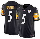 Youth Pittsburgh Steelers #5 Jalen Ramsey Black 2023 F.U.S.E. Vapor Untouchable Limited Stitched Jersey Dzhi,baseball caps,new era cap wholesale,wholesale hats