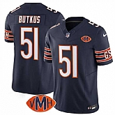 Men & Women & Youth Chicago Bears #51 Dick Butkus Navy 2025 F.U.S.E. With VMH Patch Vapor Untouchable Limited Stitched Jersey,baseball caps,new era cap wholesale,wholesale hats