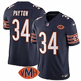 Men & Women & Youth Chicago Bears #34 Walter Payton Navy 2025 F.U.S.E. With VMH Patch Vapor Untouchable Limited Stitched Jersey,baseball caps,new era cap wholesale,wholesale hats