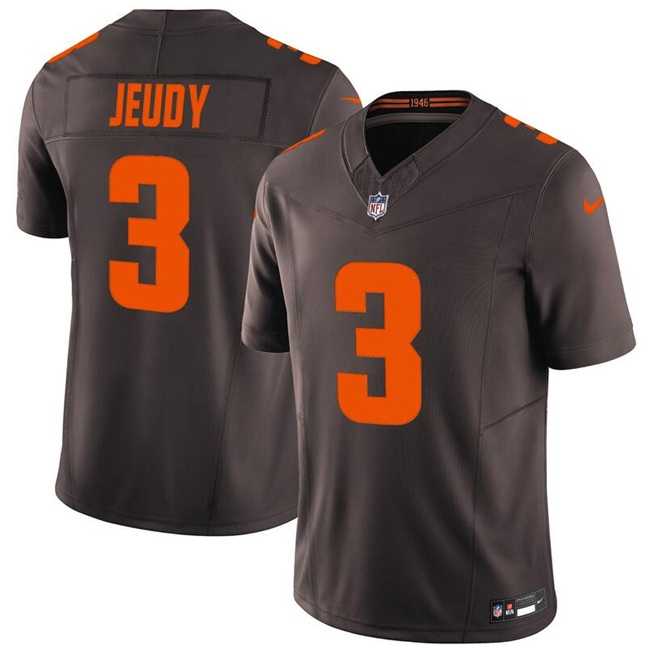 Men & Women & Youth Cleveland Browns #3 Jerry Jeudy Brown 2025 F.U.S.E. 'Alpha Dawg Edition' Vapor Limited Stitched Jersey,We sell and wholesale Men & Women & Youth Cleveland Browns #3 Jerry Jeudy Brown 2025 F.U.S.E. 'Alpha Dawg Edition' Vapor Limited Stitched Jersey on line form chian!