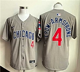Men's Chicago Cubs #4 Pete Crow-Armstrong Gray Limited Stitched Jersey,baseball caps,new era cap wholesale,wholesale hats