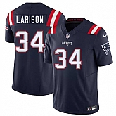 Men & Women & Youth New England Patriots #34 Lan Larison Navy 2025 F.U.S.E. Vapor Limited Stitched Jersey,baseball caps,new era cap wholesale,wholesale hats