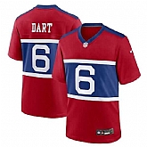 Men & Women & Youth New York Giants #6 Jaxson Dart Century Red Alternate Vapor Limited Stitched Jersey,baseball caps,new era cap wholesale,wholesale hats