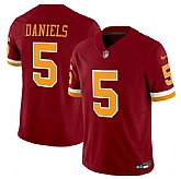 Men & Women & Youth Washington Commanders #5 Jayden Daniels Burgundy 2025 F.U.S.E. Throwback Limited Stitched Jersey,baseball caps,new era cap wholesale,wholesale hats