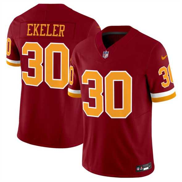Men & Women & Youth Washington Commanders #30 Austin Ekeler Burgundy 2025 F.U.S.E. Throwback Limited Stitched Jersey,We sell and wholesale Men & Women & Youth Washington Commanders #30 Austin Ekeler Burgundy 2025 F.U.S.E. Throwback Limited Stitched Jersey on line form chian!