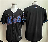 Men's New York Mets Blank Black 2025 Limited Stitched Jersey,baseball caps,new era cap wholesale,wholesale hats