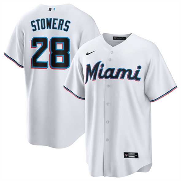 Men's Miami Marlins #28 Kyle Stowers White Cool Base Stitched Jersey Dzhi,We sell and wholesale Men's Miami Marlins #28 Kyle Stowers White Cool Base Stitched Jersey Dzhi on line form chian!