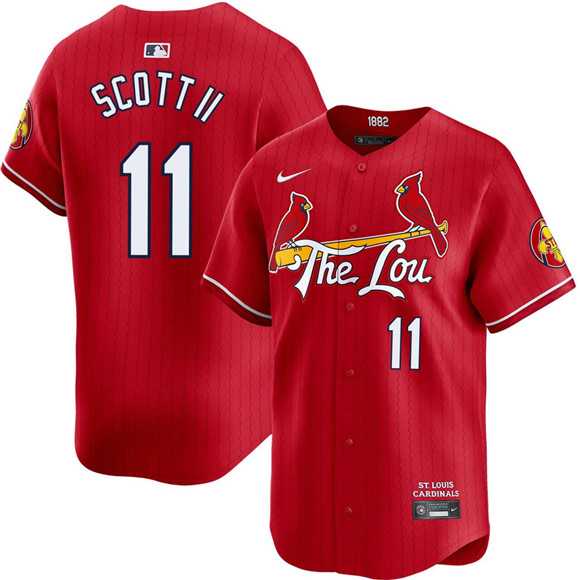 Men's St. Louis Cardinals #11 Victor Scott II Red City Connect Limited Stitched Jersey Dzhi,We sell and wholesale Men's St. Louis Cardinals #11 Victor Scott II Red City Connect Limited Stitched Jersey Dzhi on line form chian!