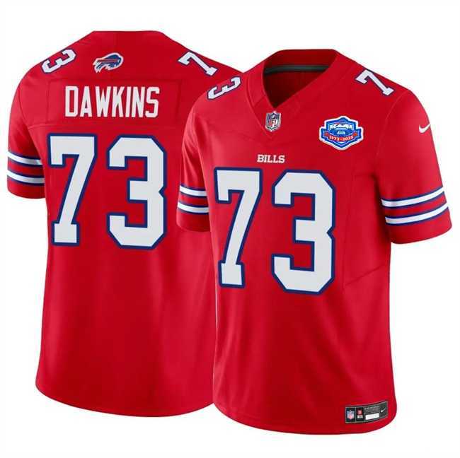Men & Women & Youth Buffalo Bills #73 Dion Dawkins Red 2025 F.U.S.E. With Farewell Patch Vapor Untouchable Limited Stitched Jersey,We sell and wholesale Men & Women & Youth Buffalo Bills #73 Dion Dawkins Red 2025 F.U.S.E. With Farewell Patch Vapor Untouchable Limited Stitched Jersey on line form chian!