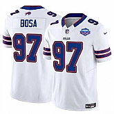 Men & Women & Youth Buffalo Bills #97 Joey Bosa White 2025 F.U.S.E. With Farewell Patch Vapor Untouchable Limited Stitched Jersey,baseball caps,new era cap wholesale,wholesale hats