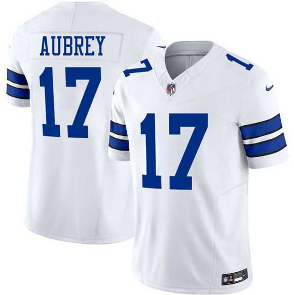Men & Women & Youth Dallas Cowboys #17 Brandon Aubrey White 2025 F.U.S.E Vapor Untouchable Limited Stitched Jersey,We sell and wholesale Men & Women & Youth Dallas Cowboys #17 Brandon Aubrey White 2025 F.U.S.E Vapor Untouchable Limited Stitched Jersey on line form chian!