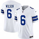 Men & Women & Youth Dallas Cowboys #6 Donovan Wilson White 2025 F.U.S.E Vapor Untouchable Limited Stitched Jersey,baseball caps,new era cap wholesale,wholesale hats