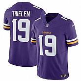 Men & Women & Youth Minnesota Vikings #19 Adam Thielen Purple 2024 F.U.S.E. Vapor Untouchable Limited Stitched Jersey,baseball caps,new era cap wholesale,wholesale hats