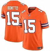 Men & Women & Youth Denver Broncos #15 Nik Bonitto Orange F.U.S.E. Mile High Collection 1977 Throwback Vapor Limited Stitched Jersey,baseball caps,new era cap wholesale,wholesale hats