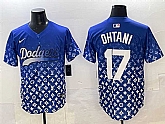 Men's Los Angeles Dodgers #17 Shohei Ohtani Blue Limited Stitched Jersey,baseball caps,new era cap wholesale,wholesale hats