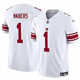 Men & Women & Youth New York Giants #1 malik nabers white vapor untouchable limited stitched jersey,baseball caps,new era cap wholesale,wholesale hats