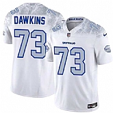Men's Buffalo Bills #73 Dion Dawkins White 2025 F.U.S.E. 'Rivalries' Vapor Limited Football Stitched Jersey Dzhi