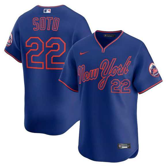 Men's New York Mets #22 Juan Soto Royal Alternate Limited Stitched Jersey Dzhi,We sell and wholesale Men's New York Mets #22 Juan Soto Royal Alternate Limited Stitched Jersey Dzhi on line form chian!