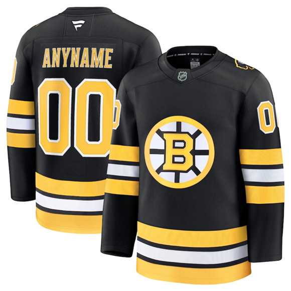 Men's Boston Bruins Active Player Custom Black 2025 Home Stitched Hockey Jersey,We sell and wholesale Men's Boston Bruins Active Player Custom Black 2025 Home Stitched Hockey Jersey on line form chian!
