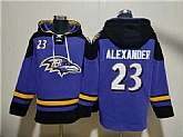 Men's Baltimore Ravens #23 Jaire Alexander Ageless Must-Have Lace-Up Pullover Hoodie,baseball caps,new era cap wholesale,wholesale hats