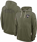 Men's New York Giants Olive 2025 Salute to Service Pullover Hoodie,baseball caps,new era cap wholesale,wholesale hats