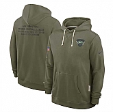 Men's New York Jets Olive 2025 Salute to Service Pullover Hoodie,baseball caps,new era cap wholesale,wholesale hats