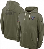 Men's Tennessee Titans Olive 2025 Salute to Service Pullover Hoodie,baseball caps,new era cap wholesale,wholesale hats