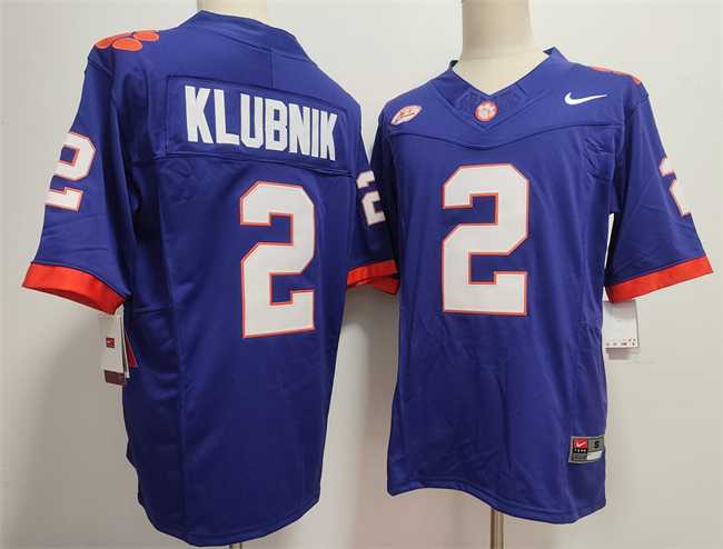 Men's Clemson Tigers #2 Cade Klubnik Purple F.U.S.E. Stitched Football Jersey,We sell and wholesale Men's Clemson Tigers #2 Cade Klubnik Purple F.U.S.E. Stitched Football Jersey on line form chian!