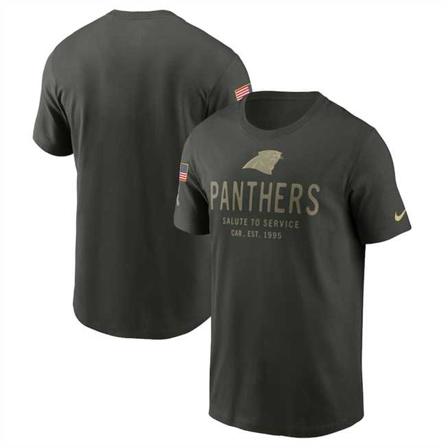 Men's Carolina Panthers Forest Green 2025 Salute to Service Sideline Primary Edge Dri-FIT T-Shirt,We sell and wholesale Men's Carolina Panthers Forest Green 2025 Salute to Service Sideline Primary Edge Dri-FIT T-Shirt on line form chian!