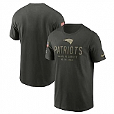 Men's New England Patriots Forest Green 2025 Salute to Service Sideline Primary Edge Dri-FIT T-Shirt,baseball caps,new era cap wholesale,wholesale hats