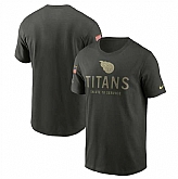 Men's Tennessee Titans Forest Green 2025 Salute to Service Sideline Primary Edge Dri-FIT T-Shirt,baseball caps,new era cap wholesale,wholesale hats