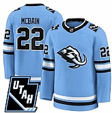 Men's Utah Hockey Mammoth #22 Jack McBain 2025 Limited All Stitched Blue Jersey Dzhi,baseball caps,new era cap wholesale,wholesale hats