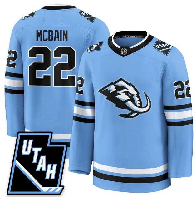 Men's Utah Hockey Mammoth #22 Jack McBain 2025 Limited All Stitched Blue Jersey Dzhi,We sell and wholesale Men's Utah Hockey Mammoth #22 Jack McBain 2025 Limited All Stitched Blue Jersey Dzhi on line form chian!
