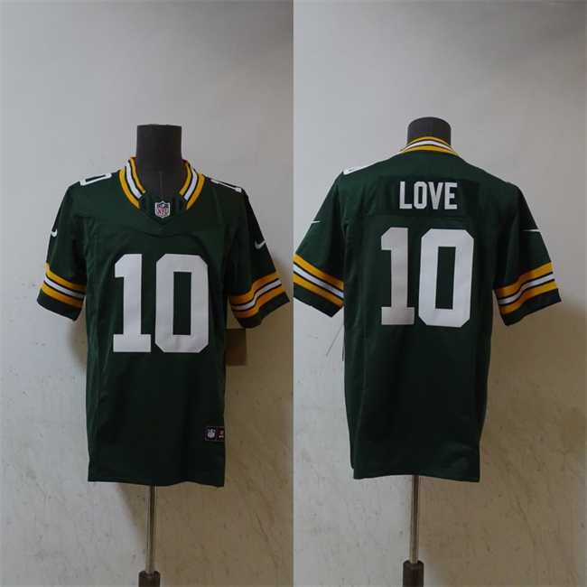 Men's Green Bay Packers #10 Jordan Love Green Vapor 2024 F.U.S.E. Limited Stitched Jersey,We sell and wholesale Men's Green Bay Packers #10 Jordan Love Green Vapor 2024 F.U.S.E. Limited Stitched Jersey on line form chian!