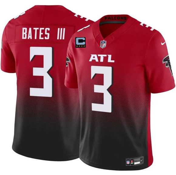 Men's Atlanta Falcons #3 Jesse Bates III Red Black 2025 F.U.S.E With 4-Star C Patch Vapor Untouchable Limited Stitched Jersey Dzhi,We sell and wholesale Men's Atlanta Falcons #3 Jesse Bates III Red Black 2025 F.U.S.E With 4-Star C Patch Vapor Untouchable Limited Stitched Jersey Dzhi on line form chian!
