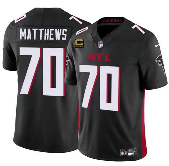 Men's Atlanta Falcons #70 Jake Matthews Black 2025 F.U.S.E With 4-Star C Patch Vapor Untouchable Limited Stitched Jersey Dzhi,We sell and wholesale Men's Atlanta Falcons #70 Jake Matthews Black 2025 F.U.S.E With 4-Star C Patch Vapor Untouchable Limited Stitched Jersey Dzhi on line form chian!