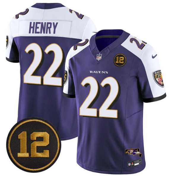 Men's Baltimore Ravens #22 Derrick Henry Purple Alternate 2025 F.U.S.E Jacoby Jones Patch Vapor Limited Jersey Dzhi,We sell and wholesale Men's Baltimore Ravens #22 Derrick Henry Purple Alternate 2025 F.U.S.E Jacoby Jones Patch Vapor Limited Jersey Dzhi on line form chian!