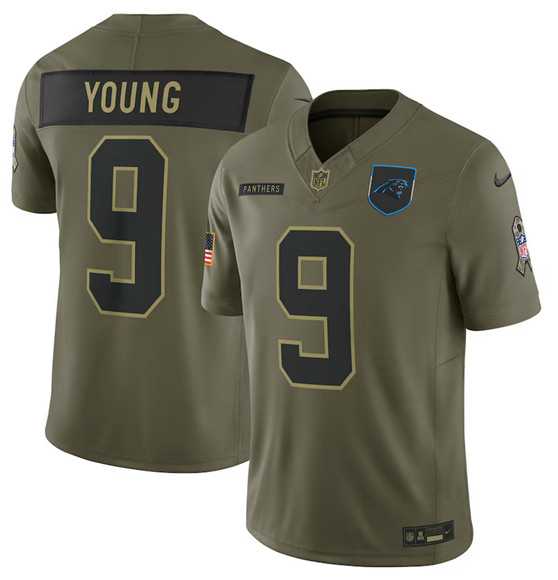 Men's Carolina Panthers #9 Bryce Young Olive 2025 Salute to Service Limited Stitched Jersey Dyin,We sell and wholesale Men's Carolina Panthers #9 Bryce Young Olive 2025 Salute to Service Limited Stitched Jersey Dyin on line form chian!