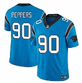 Men's Carolina Panthers #90 Julius Peppers Blue F.U.S.E. Vapor Limited Stitched Jersey Dzhi,baseball caps,new era cap wholesale,wholesale hats