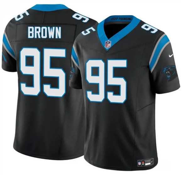 Men's Carolina Panthers #95 Derrick Brown Black 2025 F.U.S.E. Vapor Limited Stitched Jersey Dzhi,We sell and wholesale Men's Carolina Panthers #95 Derrick Brown Black 2025 F.U.S.E. Vapor Limited Stitched Jersey Dzhi on line form chian!