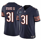 Men's Chicago Bears #31 Kevin Byard III Navy 2025 F.U.S.E. With 2-Star C Patch Vapor Untouchable Limited Stitched Jersey Dzhi,baseball caps,new era cap wholesale,wholesale hats