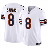 Men's Chicago Bears #8 Cairo Santos White 2025 F.U.S.E. Vapor Untouchable Limited Stitched Jersey Dzhi,baseball caps,new era cap wholesale,wholesale hats