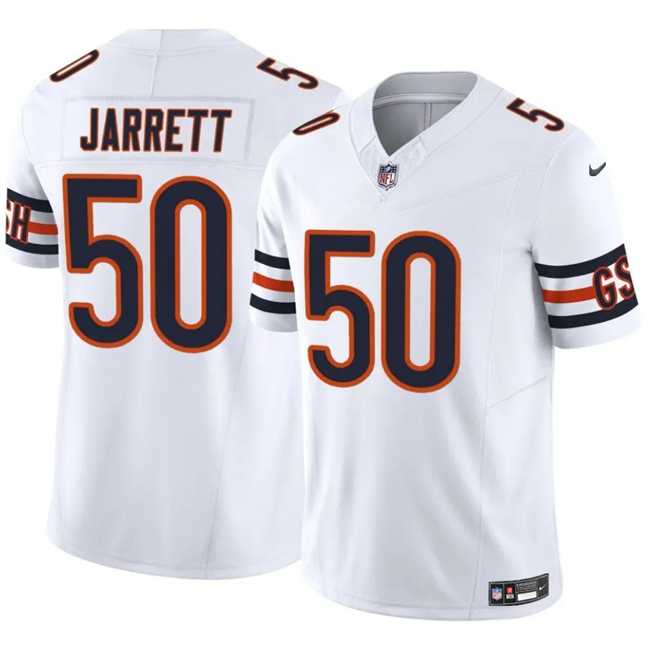 Men's Chicago Bears #50 Grady Jarrett White 2025 F.U.S.E. Vapor Untouchable Limited Stitched Jersey Dzhi,We sell and wholesale Men's Chicago Bears #50 Grady Jarrett White 2025 F.U.S.E. Vapor Untouchable Limited Stitched Jersey Dzhi on line form chian!